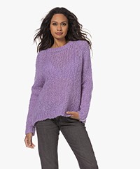 Sibin/Linnebjerg Amsterdam Alpaca Blend Sweater - Light Purple