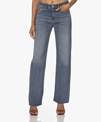 Denham Bardot Wide Straight Fit Jeans - Middenblauw
