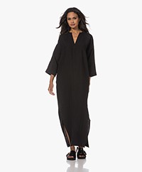 Woman by Earn Judy Linen Maxi Dress - Black