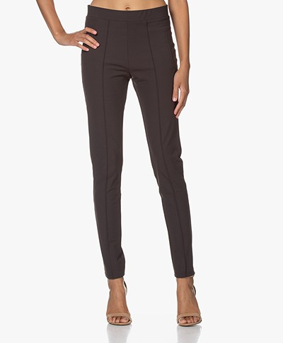 Josephine & Co Jerome Slim-fit Travel Jersey Pants - Brown