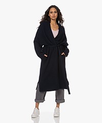 extreme cashmere N°195 Coat Cashmere Cardigan - Navy