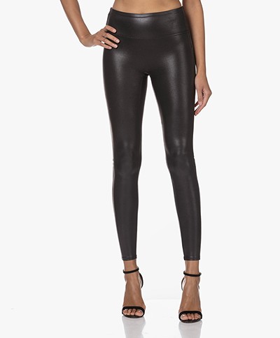 SPANX® Ready-to-Wow! Faux Leather Leggings - Black