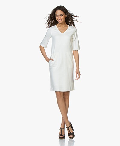 Filippa K Double face Jersey Dress - Off-white
