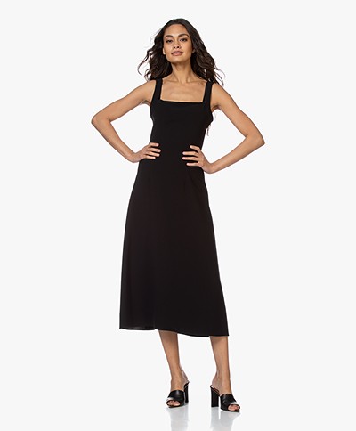 Filippa K Audrey Sleeveless Fit & Flare Dress - Black