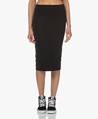 Skin Terra Slimming Jersey Midi Skirt - Black