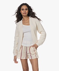 by-bar Berry Open Ribbed Cardigan - Off-white