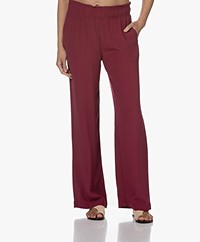 by-bar Robyn Viscose Crepe Pull-on Pants - Grenache