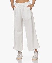 Closed Wren Cotton and Linen Pull-on Pants - White