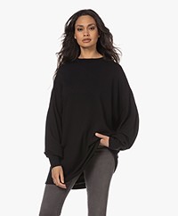 Woman by Earn Elin Modal Blend Sweater - Black