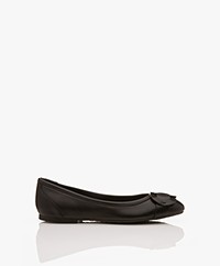 See by Chloé Chany Leather Ballet Flats - Black