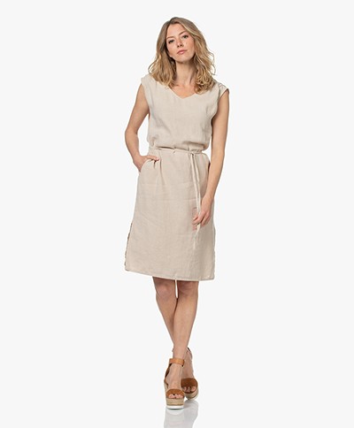 Josephine & Co Leo Sleeveless Linen Dress - Natural