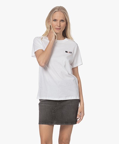 IRO Azita Cotton Round Neck T-shirt - White