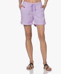 Josephine & Co Loyd Linen Bermuda Shorts - Lavender