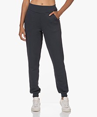 by-bar Devis Katoenen French Terry Sweatpants - Midnight 