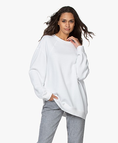 Filippa K Soft Sport Seam Oversized Sweatshirt - White
