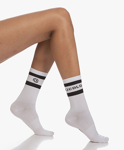 Deblon 2 Pairs of Sport Socks - White/Black