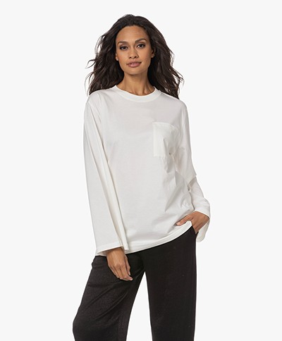 By Malene Birger Fayeh Wide Sleeve T-shirt - Soft White