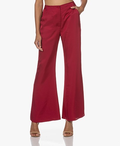 By Malene Birger Amores Twill Pants - Jester Red