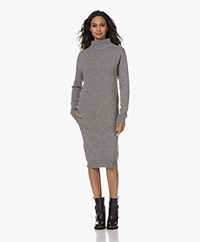 Belluna Ariel Knitted Wool-Cashmere Blend Dress - Grey