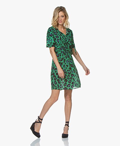 Josephine & Co Ciel Leopard Print Tunic Dress - Green