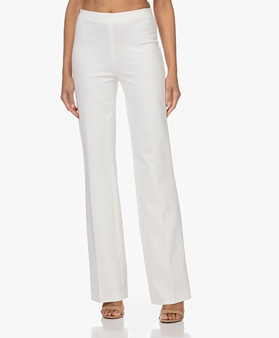 Drykorn Alive Viscose Blend Pull-on Pants - Off White