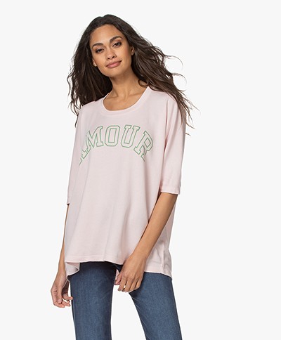 Zadig & Voltaire Portland Amour Print T-shirt - Rose