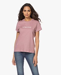 Zadig & Voltaire Zoe Citation Simone T-shirt - Parme