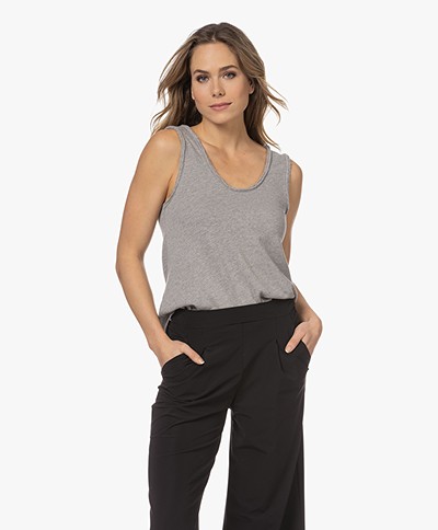 American Vintage Sonoma Katoenen Tanktop - Heather Grey