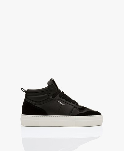 Copenhagen Studios Leather Mix Sneakers - Black