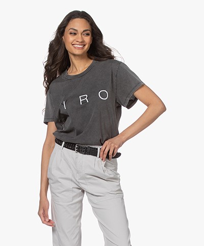 IRO Iroyou Cotton Logo T-shirt - Dark Grey