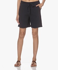 Woman by Earn Harper Katoenen Mousseline Short - Navy