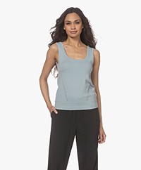 Plein Publique La Coccinelle Fijn Gebreide Top - Soft Green