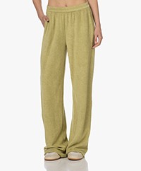 American Vintage Zugywood French Terry Pull-on Broek - Wasabi