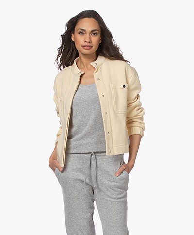 Closed Organic Cotton French Terry Jacket - Cashew Nut