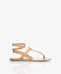 Ancient Greek Sandals Estia Leren Sandalen - Natural