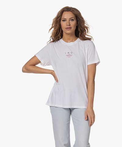 IRO Lisio Boyfriend Logo T-shirt - White