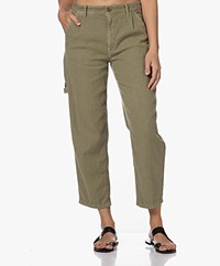 Drykorn Clever 2 Linen Blend Relaxed fit Pants - Green