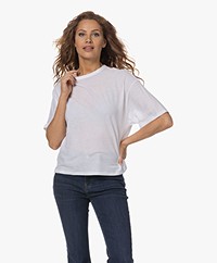 Drykorn Lilani Loose-fit T-shirt - Wit