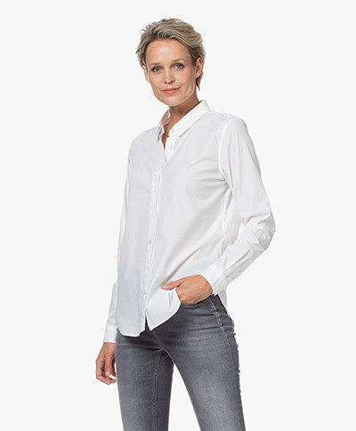 Closed Devin Organic Cotton Poplin Shirt - White