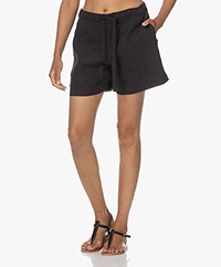 Vince Tie-Front Pull-On Shorts - Coastal Blue