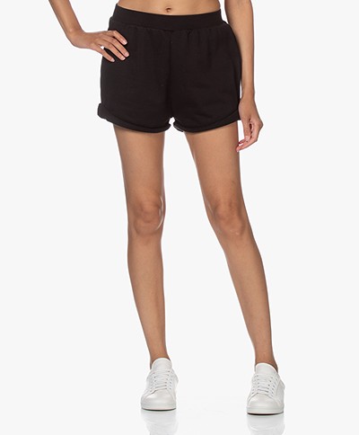Ragdoll LA Cotton Blend Sweat Shorts - Black