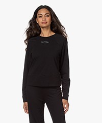 Calvin Klein Reconsidered Comfort Logo Sweater - Black