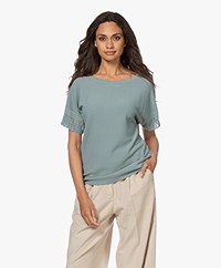 Plein Publique La Scott Short Sleeve Sweater - Mist