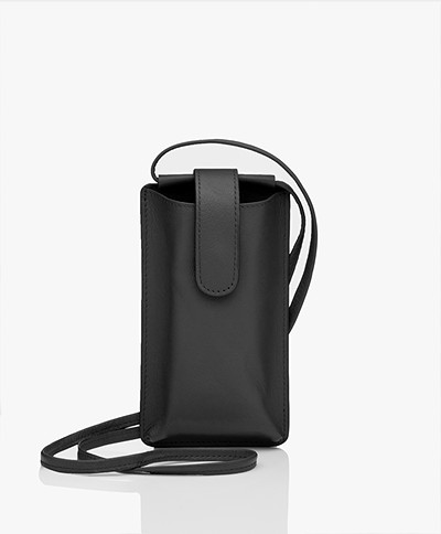 Kyra & Ko Leather Phonebag - Black