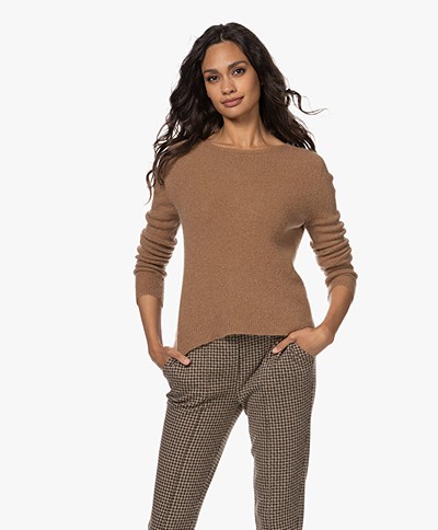indi & cold Fine Knitted Sweater - Camel