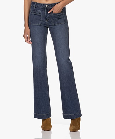 MKT Studio The Diana Wilson Flared Jeans - Blue Texas Wash