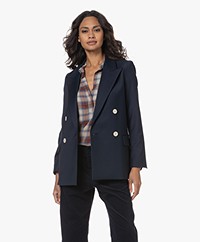 Zadig & Voltaire View Tailleur Double-breasted Blazer - Encre