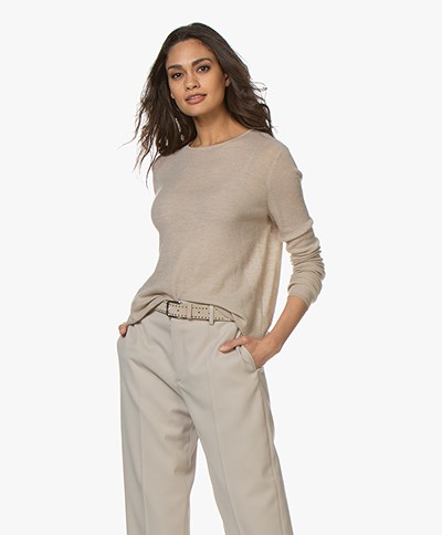 Filippa K Ines Mohair Sweater - Grey Beige