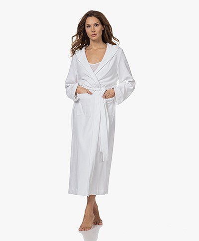 HANRO Robe Selection Ankle-length Hooded Robe - White