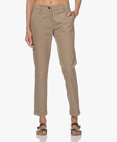 Repeat Stretch Cotton Pants - Pepper